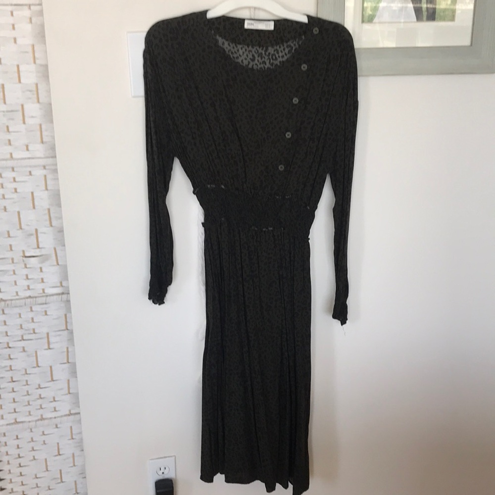 Zara leopard dress